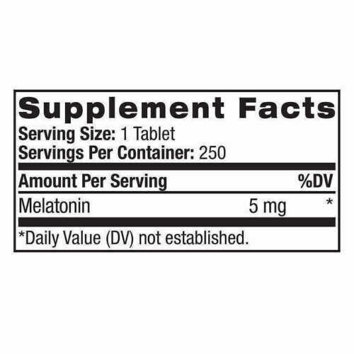 Natrol Melatonin 5 Mg Fast Dissolve 250 Strawberry Tablets ~ SPECIAL ~ EXP 11/27