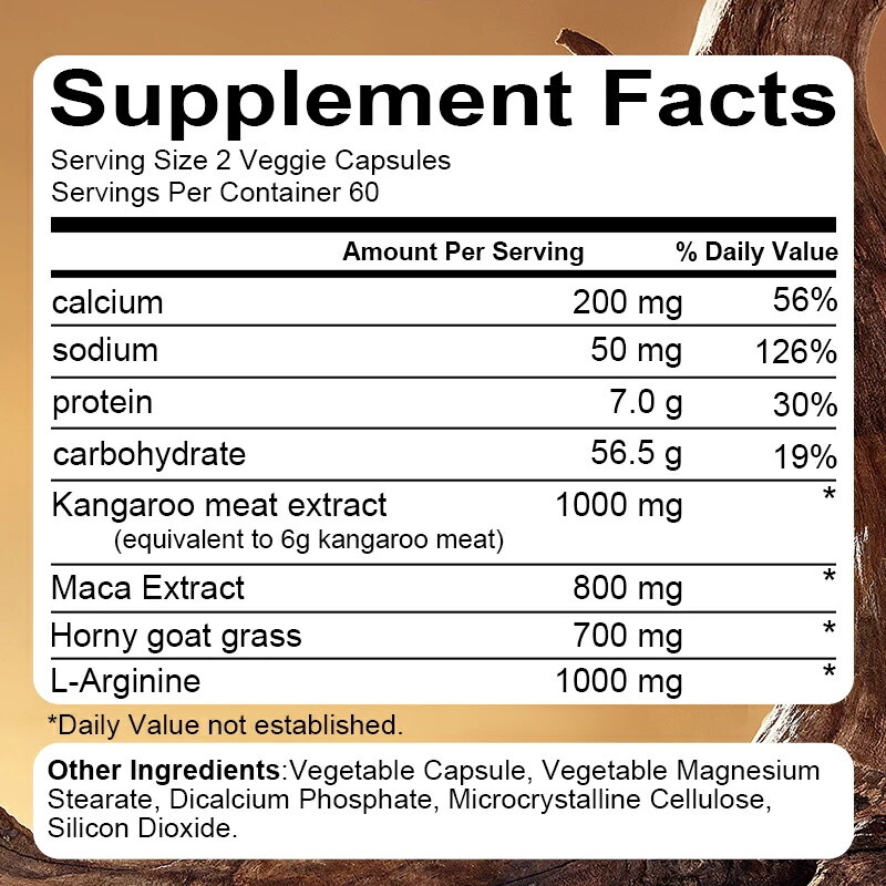 New Zealand Kangaroo Essence Capsules Support Men’s Health-Powerful Function