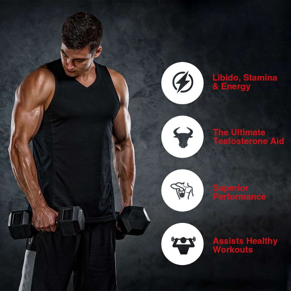 Testosteron Booster Monster Test for Men Testosterona 1305MG Stamina & Energy