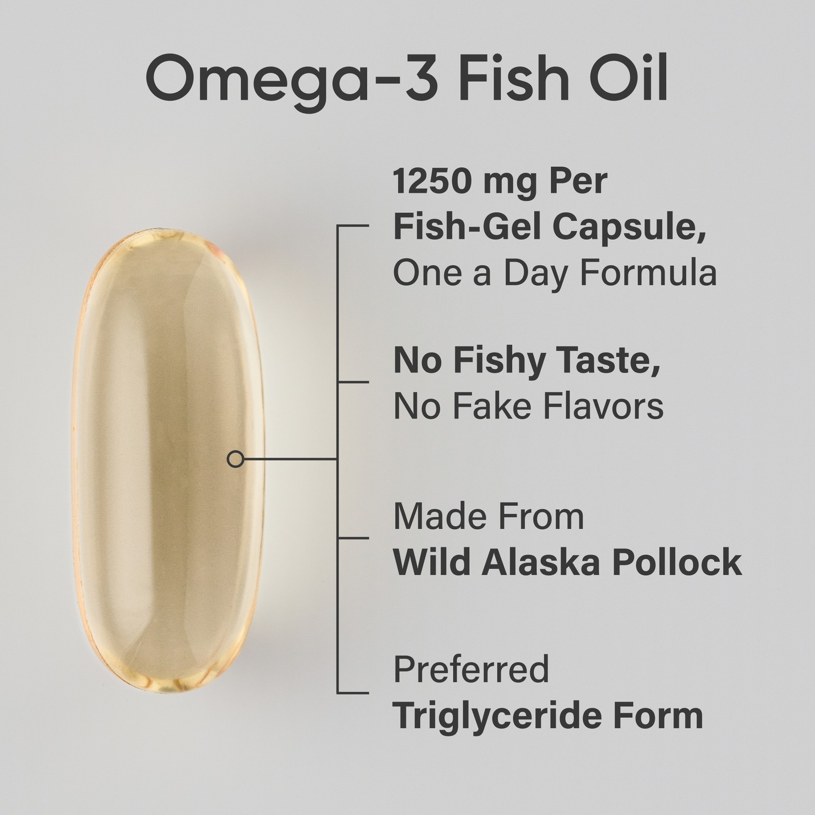Triple Strength Omega 3 Fish Oil Burpless Supplement EPA DHA Fatty Acids 180 ct
