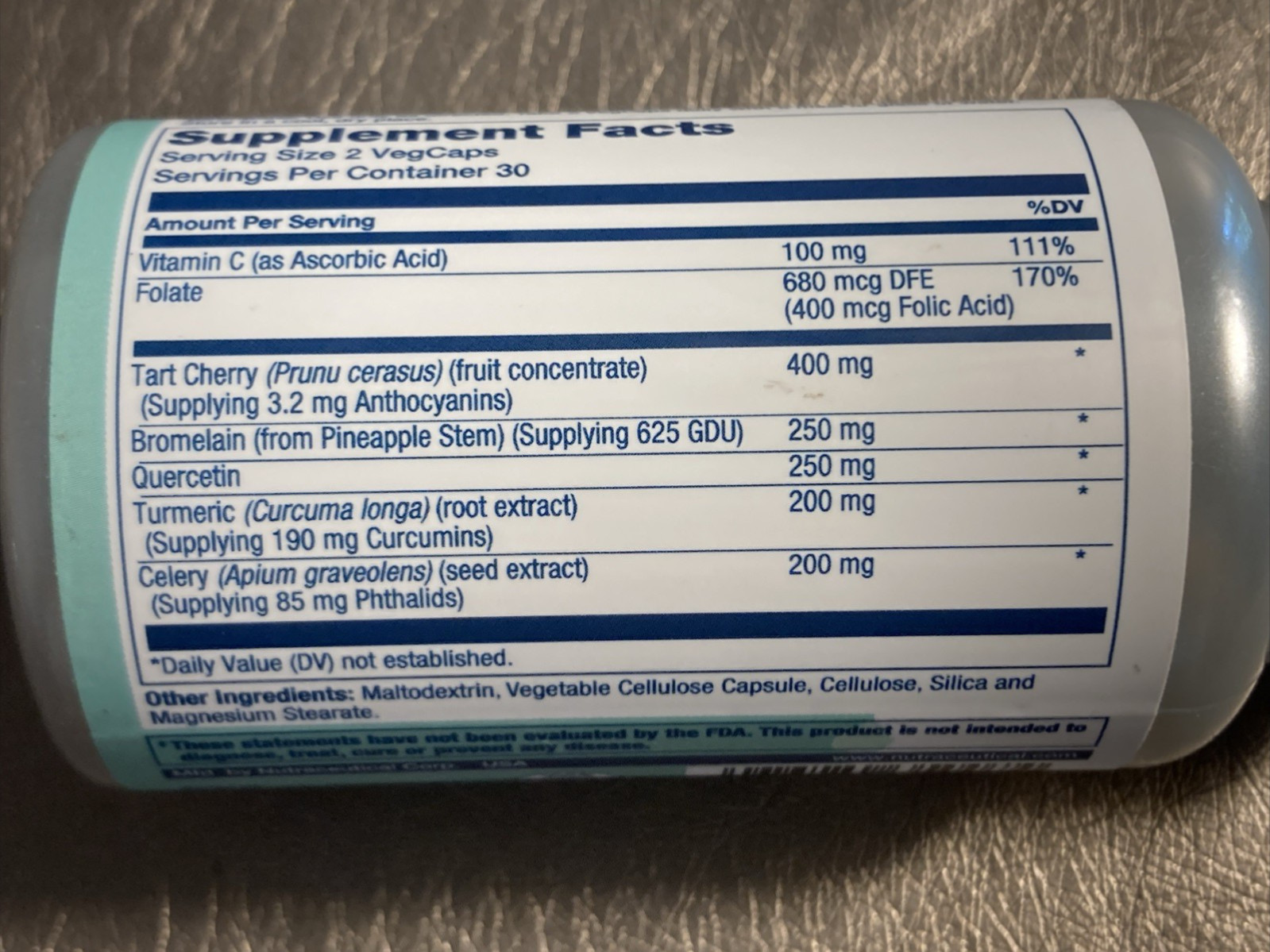 SOLARAY Total Cleanse Uric Acid – 60 VEGCAPS – Exp 11/27