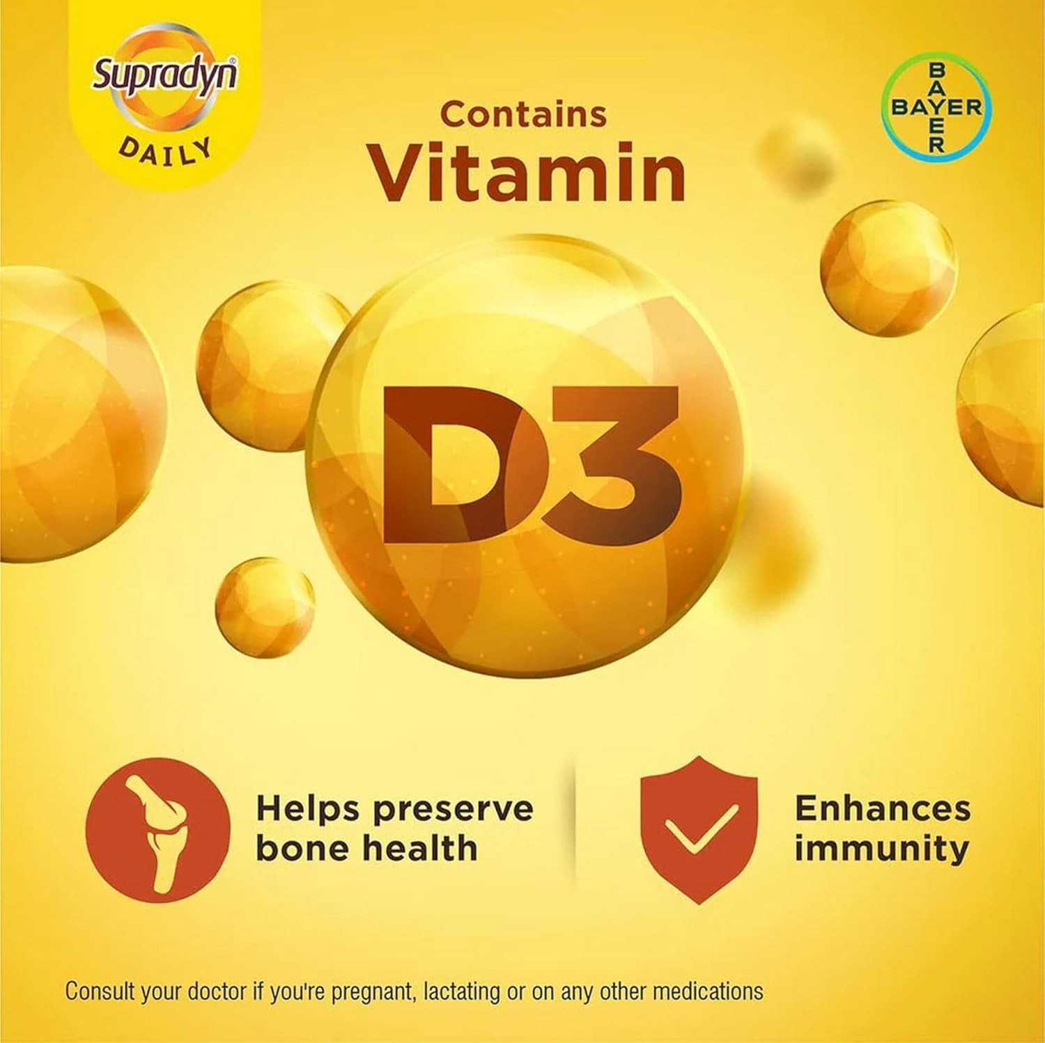 Supradyn Daily Multivitamin – (10Strips X 150Tab)