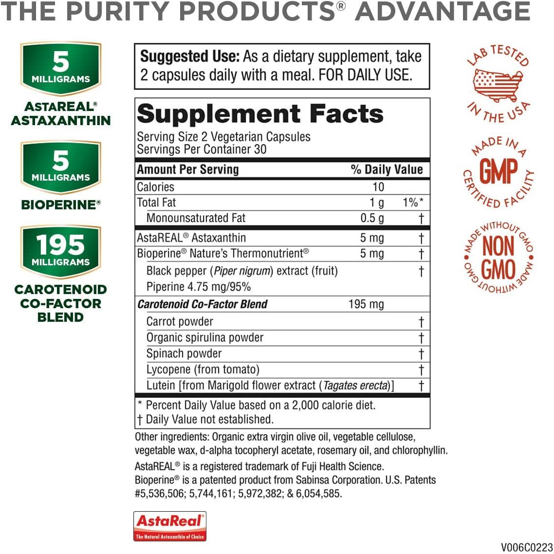 AstaFX – Astaxanthin Super Formula 60 caps Purity Products