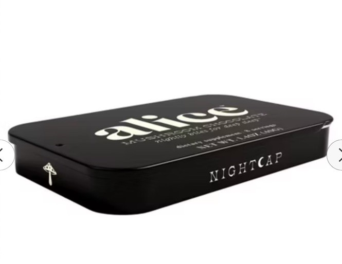 4 PACK Alice Mushroom Chocolates *Nightcap* For Deep Sleep 2.8 Oz Each Pack
