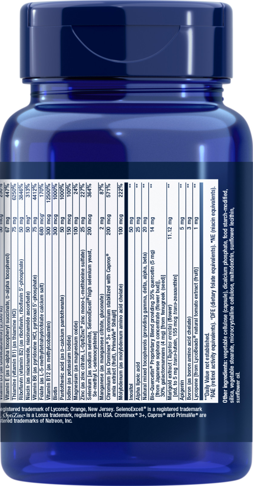 LIFE EXTENSION TWO PER DAY 120 CAPSULES (EXP. 09/2025)