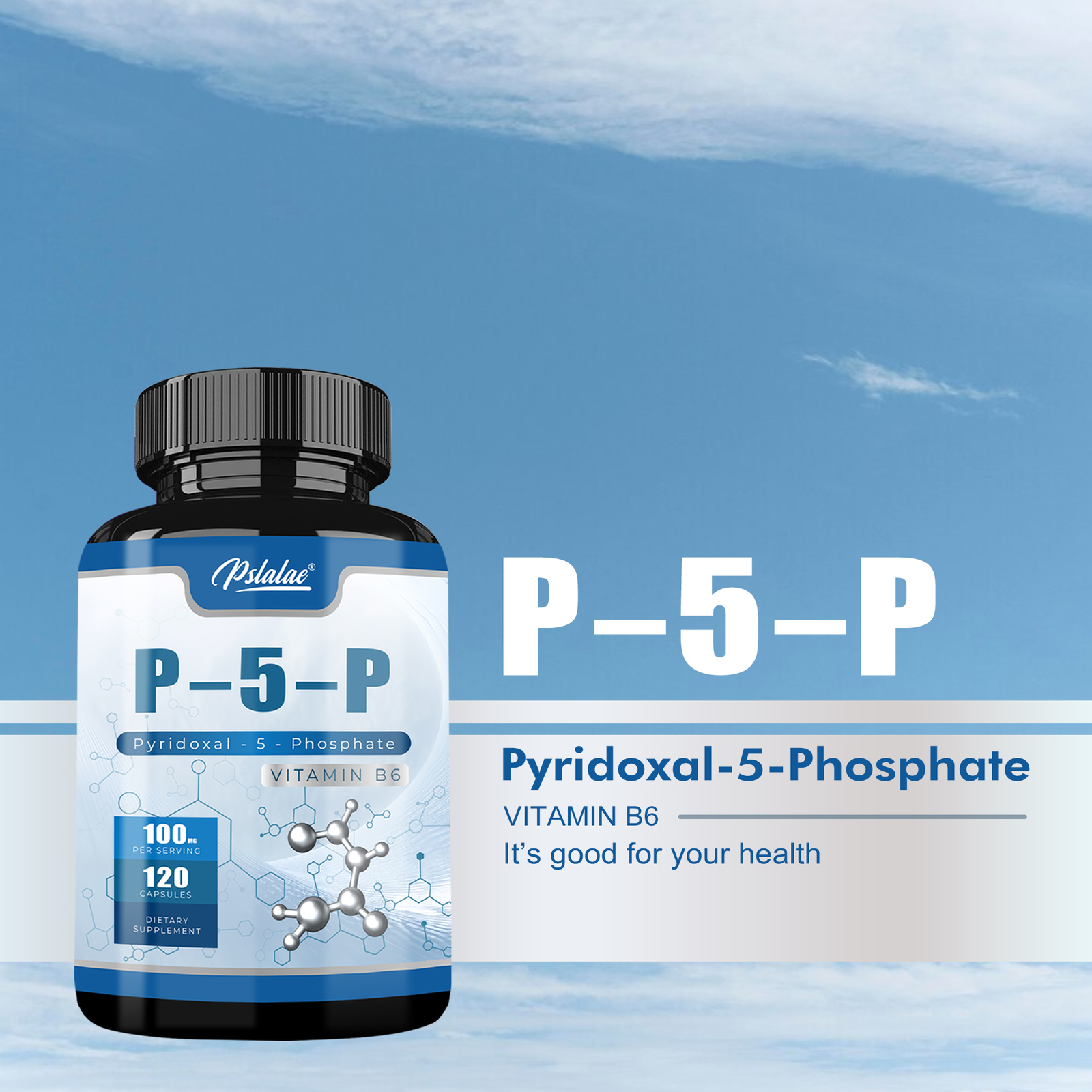 P-5-P Capsules 100mg – Vitamin B6 Supplement, PMS & Fatigue, for Inflammatory