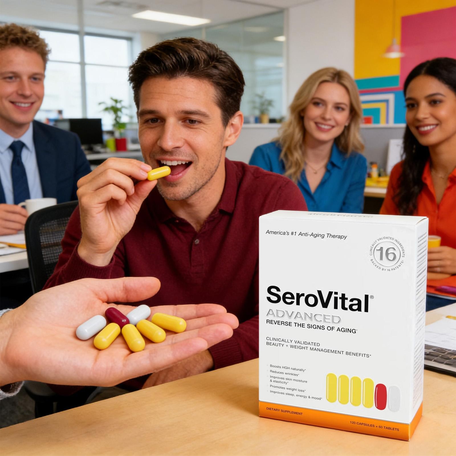 SeroVital Advanced Dietary Supplement 120 Capsules + 60 Tablets