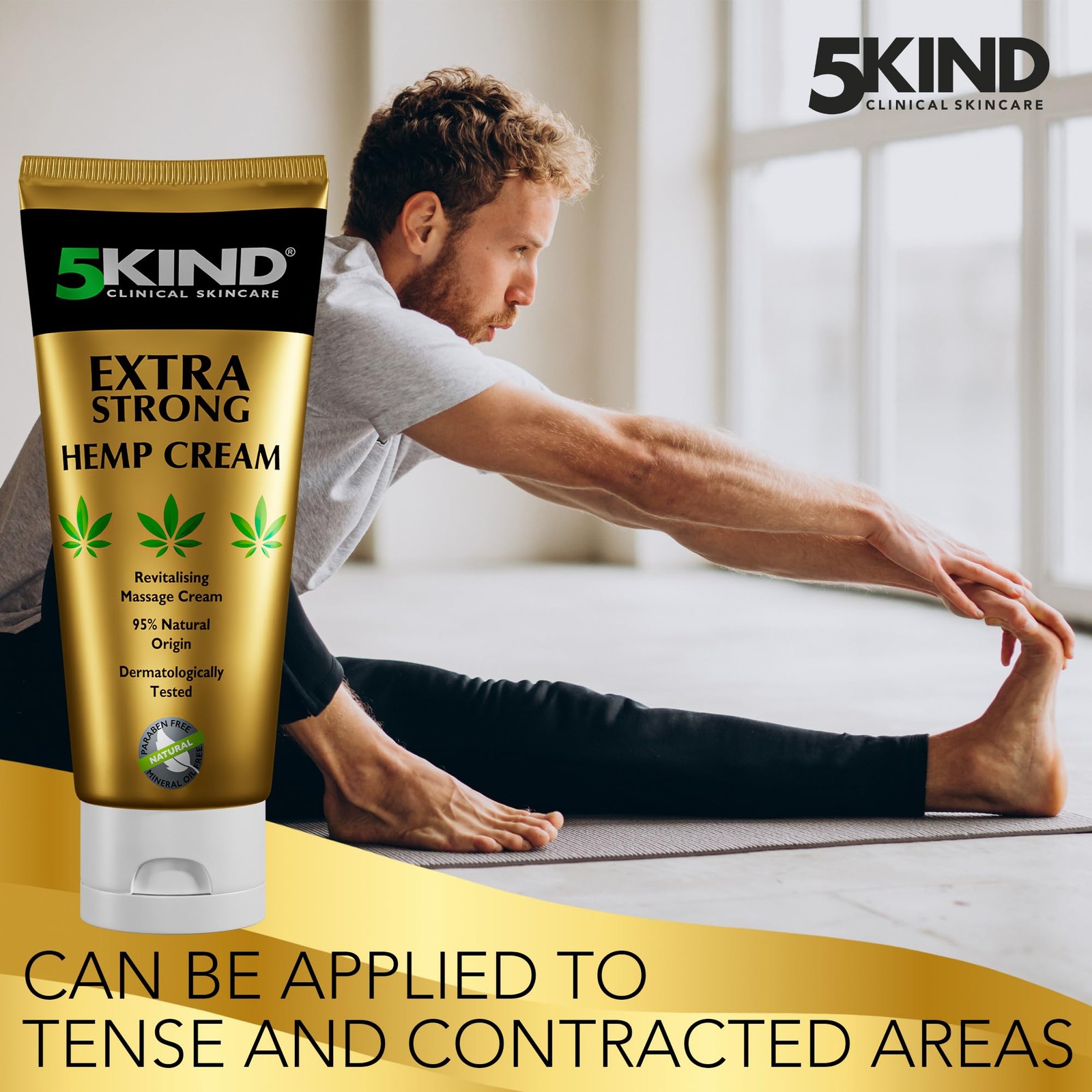5kind Extra Strong Hemp Cream 3.4 fl oz- Maximum Strength – Natural Soothing …