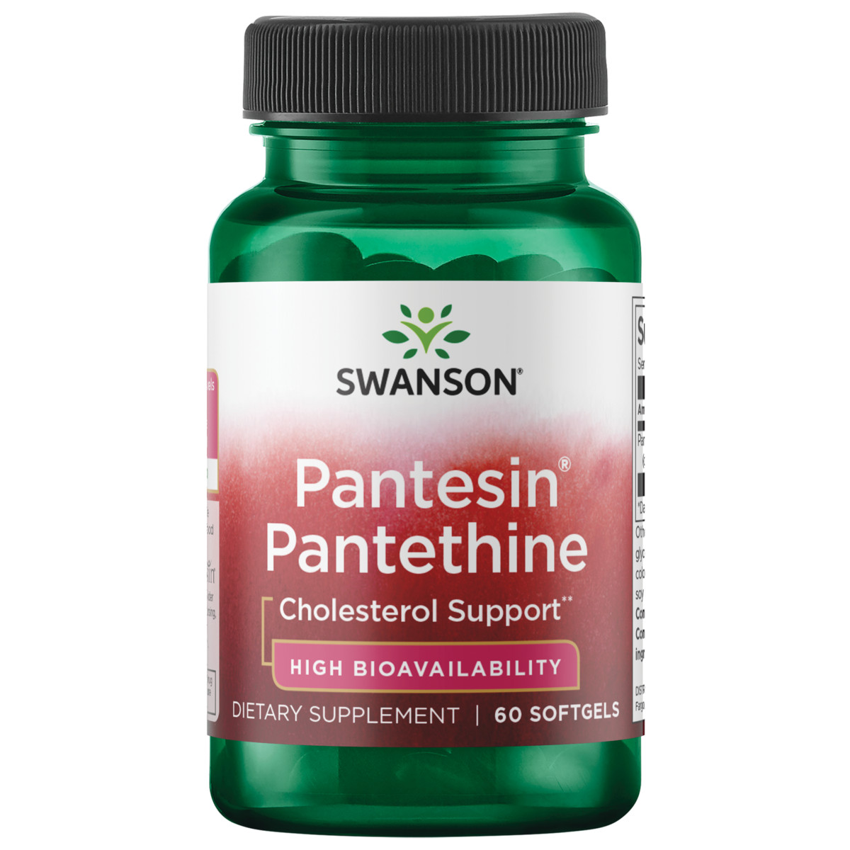 Swanson Pantesin Pantethine 300 mg 60 Softgels