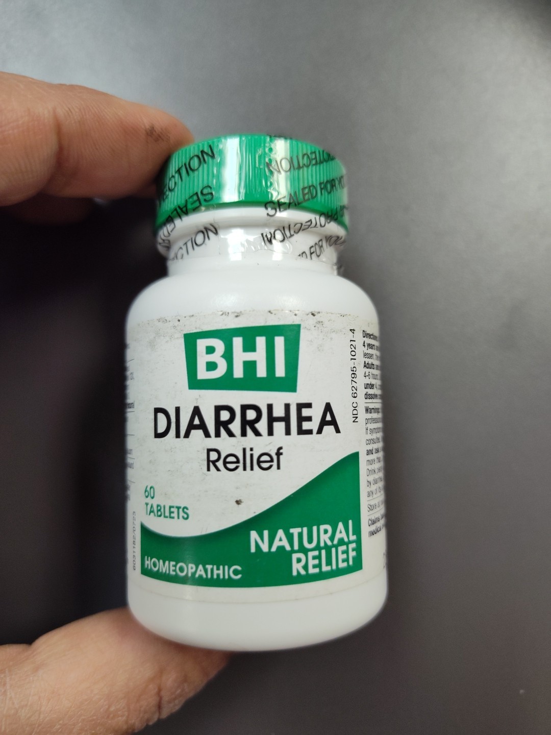 MediNatura BHI Natural Diarrhea Relief 60 Tablets Exp 06/26 See Description