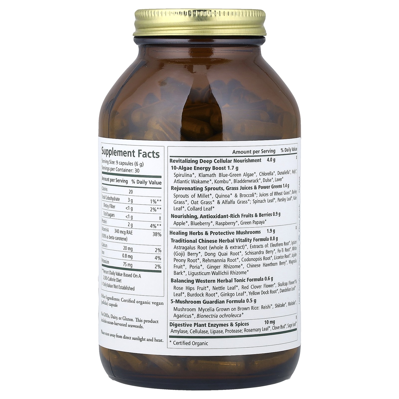 Organic Superfood, 270 Capsules