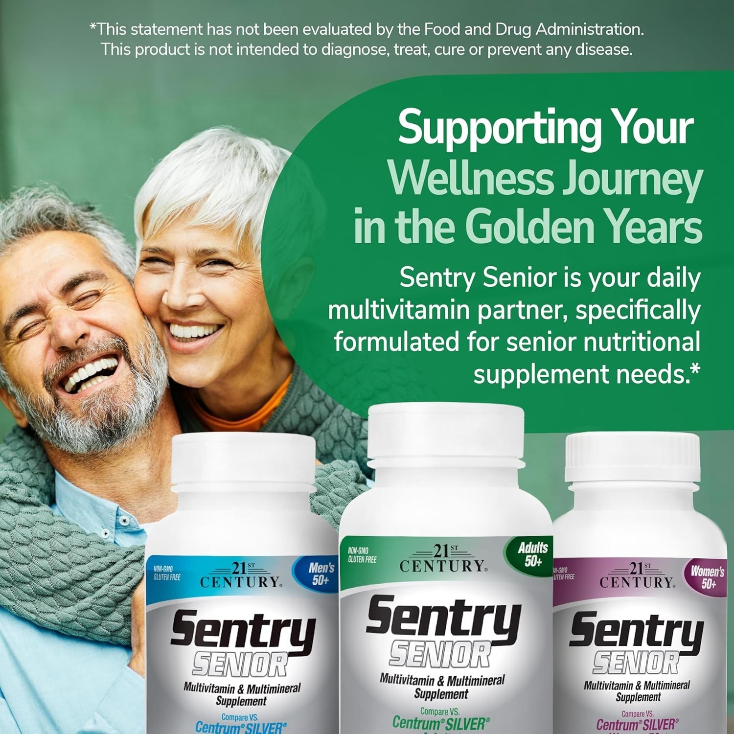 Balanced Sentry Senior 125-Count Multivitamin Tablets – Vitality for 55+ Adults