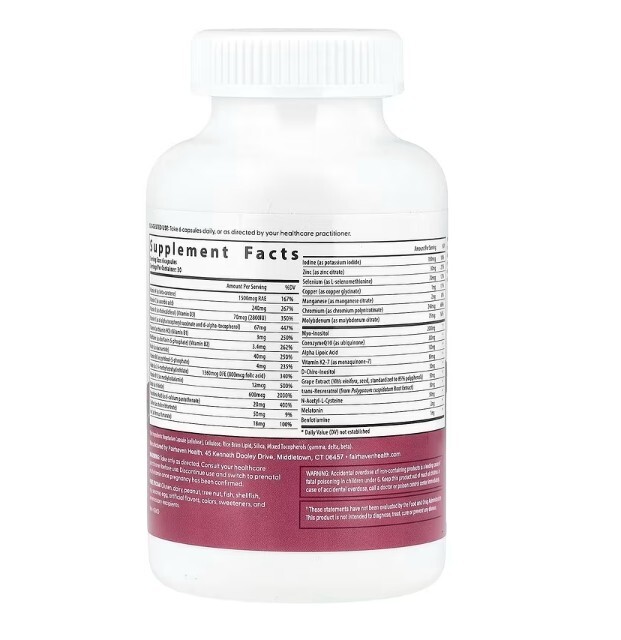 Fairhaven Health, FH Pro for Men + Women, 2 PACK, 180 capsules each! Fertility