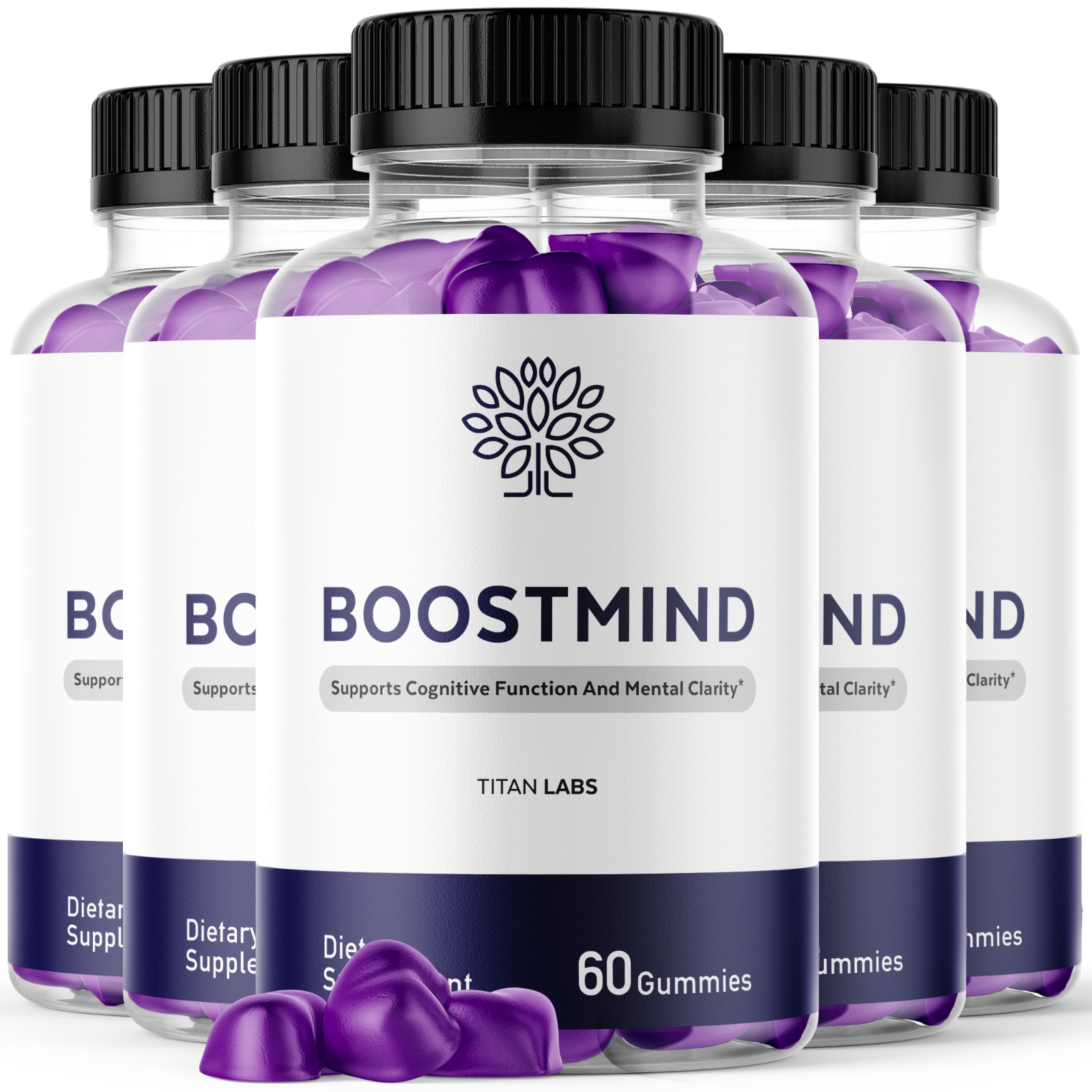 (5 Pack) Boostmind Gummys Advanced Brain Support Vitamin Boost Mind 300 Gummies