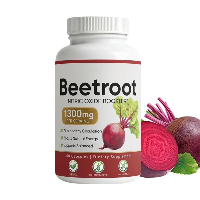 1 PACK Lemeli Beetroot – 1300mg, Lemeli Beet Root Supplement 60 Capsules