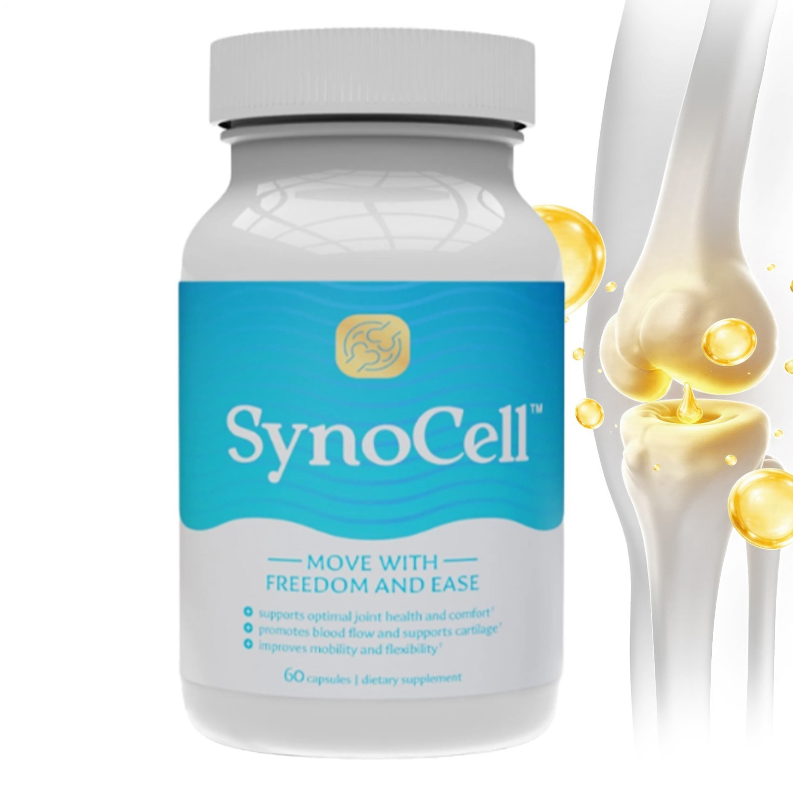 Synocell Glucosamine Chondroitin Complex Back Neck & Joint Support Health Sup