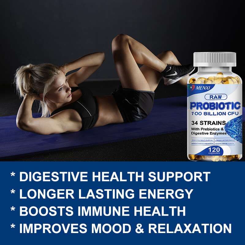 100 Billion Probiotics CFU Potency Gut Health 120 Capsules Probiotic Supplement