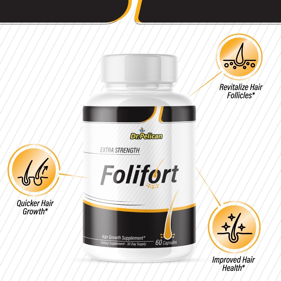 Folifort- Hair Support- 10 Bottles- 600 Capsules