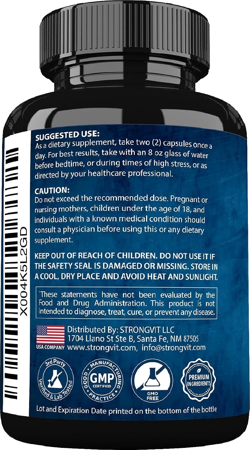 Magnesium & Natural Adaptogens for Hormonal Balance – 120 Capsules