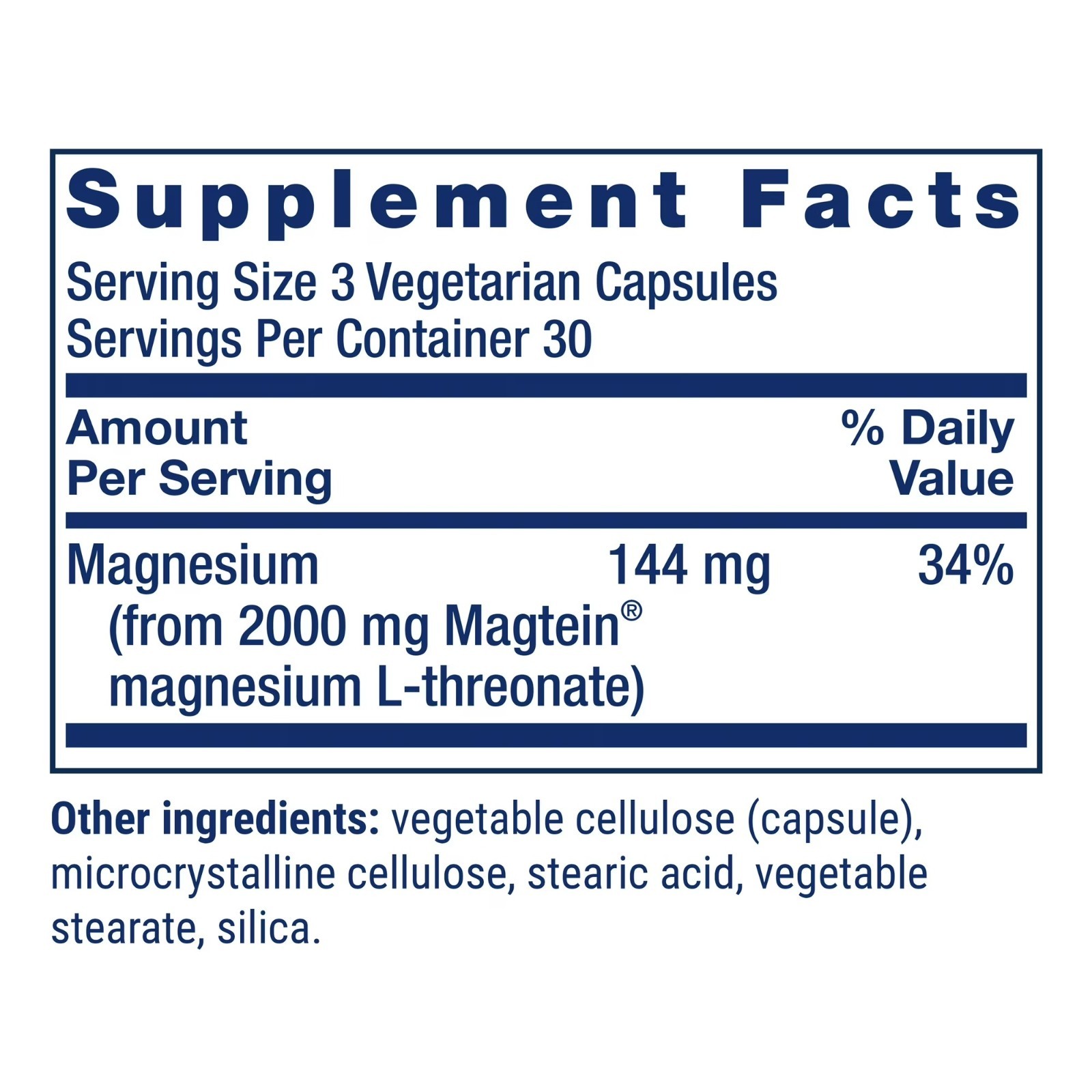 Neuro-Mag Magnesium L-Threonate from 2000 mg Magtein – Life Extension 90caps