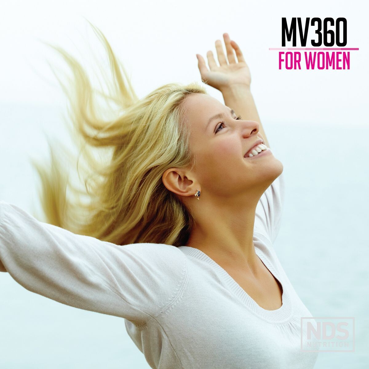 NDS Nutrition MV360 For Women, 5-in-1 Complete Multivitamin for Women 60 Tablets