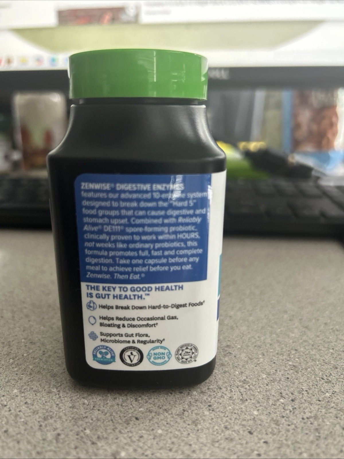 Zenwise Digestive Enzymes & Probiotics for Gut Health – 60 CT exp 10/2026