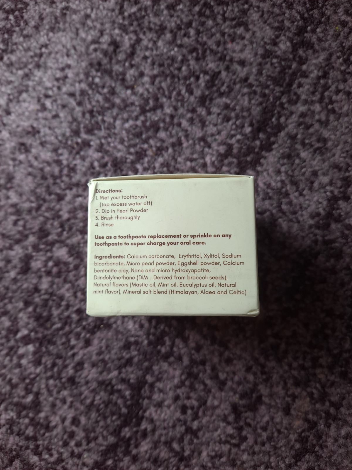 Nathan & Sons Pearl Powder Tooth Scrub 30g – Mastic Mint