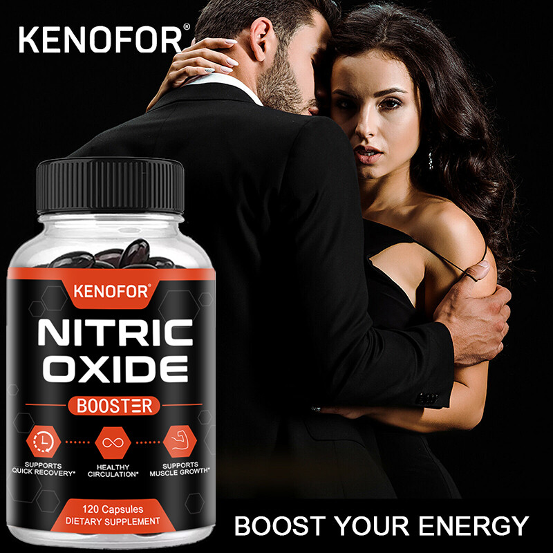 Nitric Oxide Booster Supplement – L-Arginine, L-Citrulline – 30/60 /120Capsules
