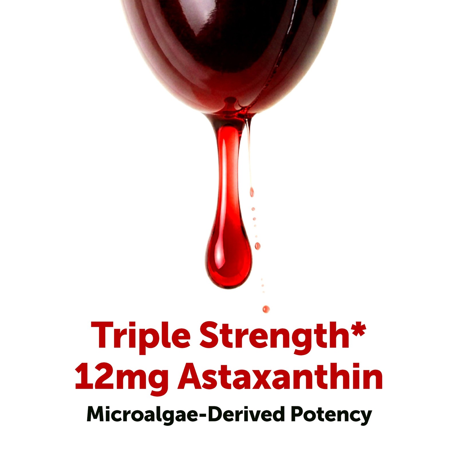 Micro Ingredients Astaxanthin 12mg Per Serving with MCT Oil, 45 Softgels |