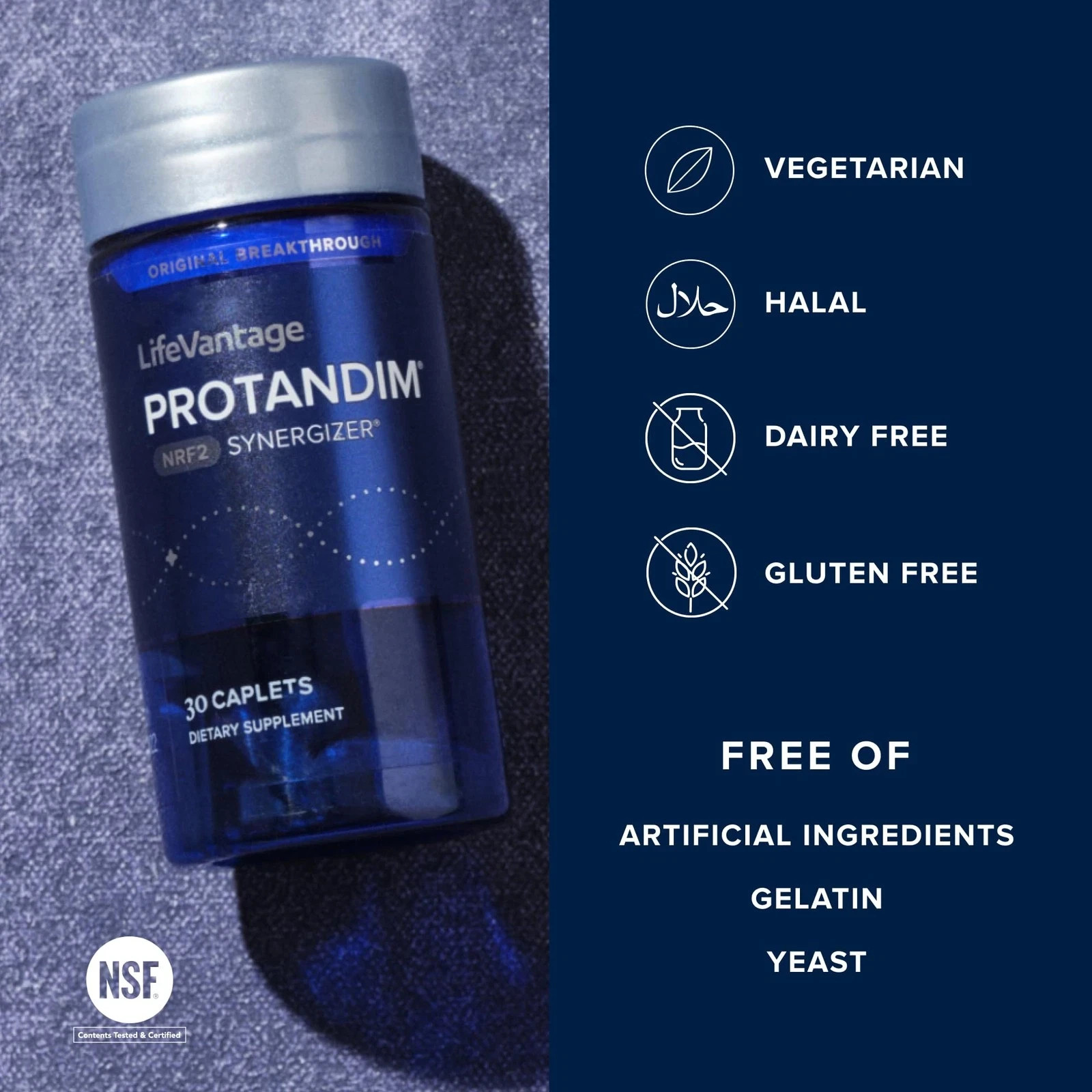 LifeVantage Protandim NRF2 Synergizer – 3-Pack (30 Caplets Each)