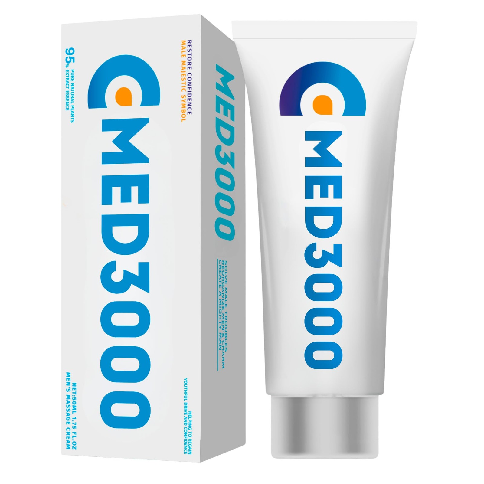 Gel Med3000 for Men – Powerful ED Cream and Blood Flow Enhancer – Erectile Dy…