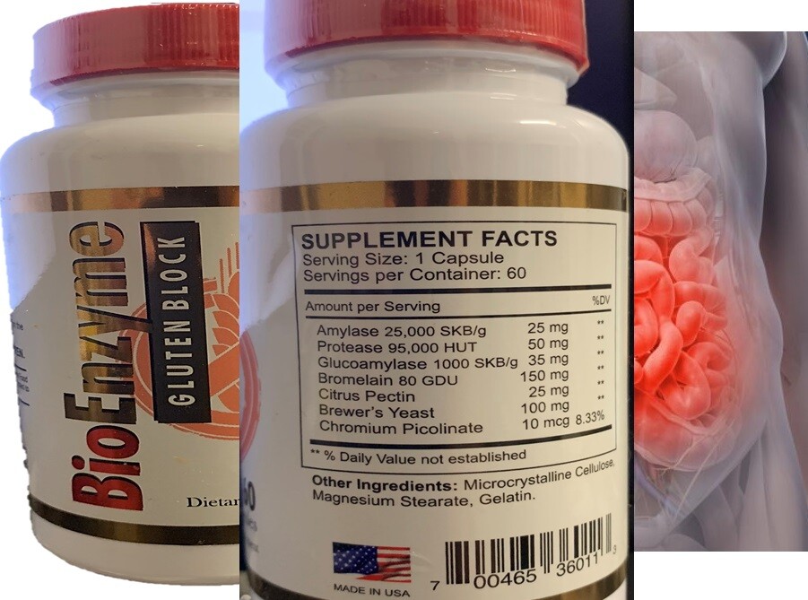 BioEnzyme Quit Gluten 100 % Off Block Weight Control Bacterium Easy Digestion