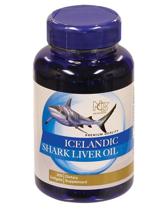 one bottle Icelandic Shark Liver Oil 500mg 200 softgels/bottle free shipping