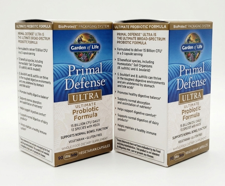 Garden of Life Primal Defense Ultra Probiotic Formula 90 Vegetarian Capsules