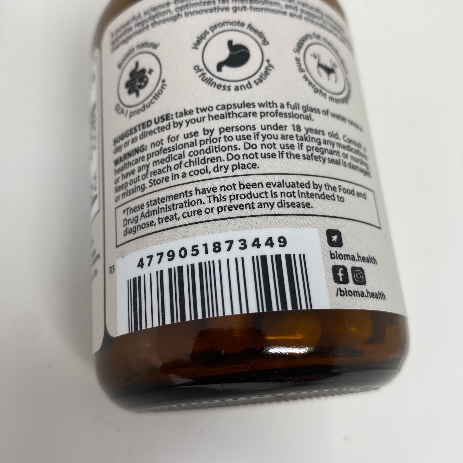 BIOMA Booster 60 Capsules (30-Day Supply) Strong Formula