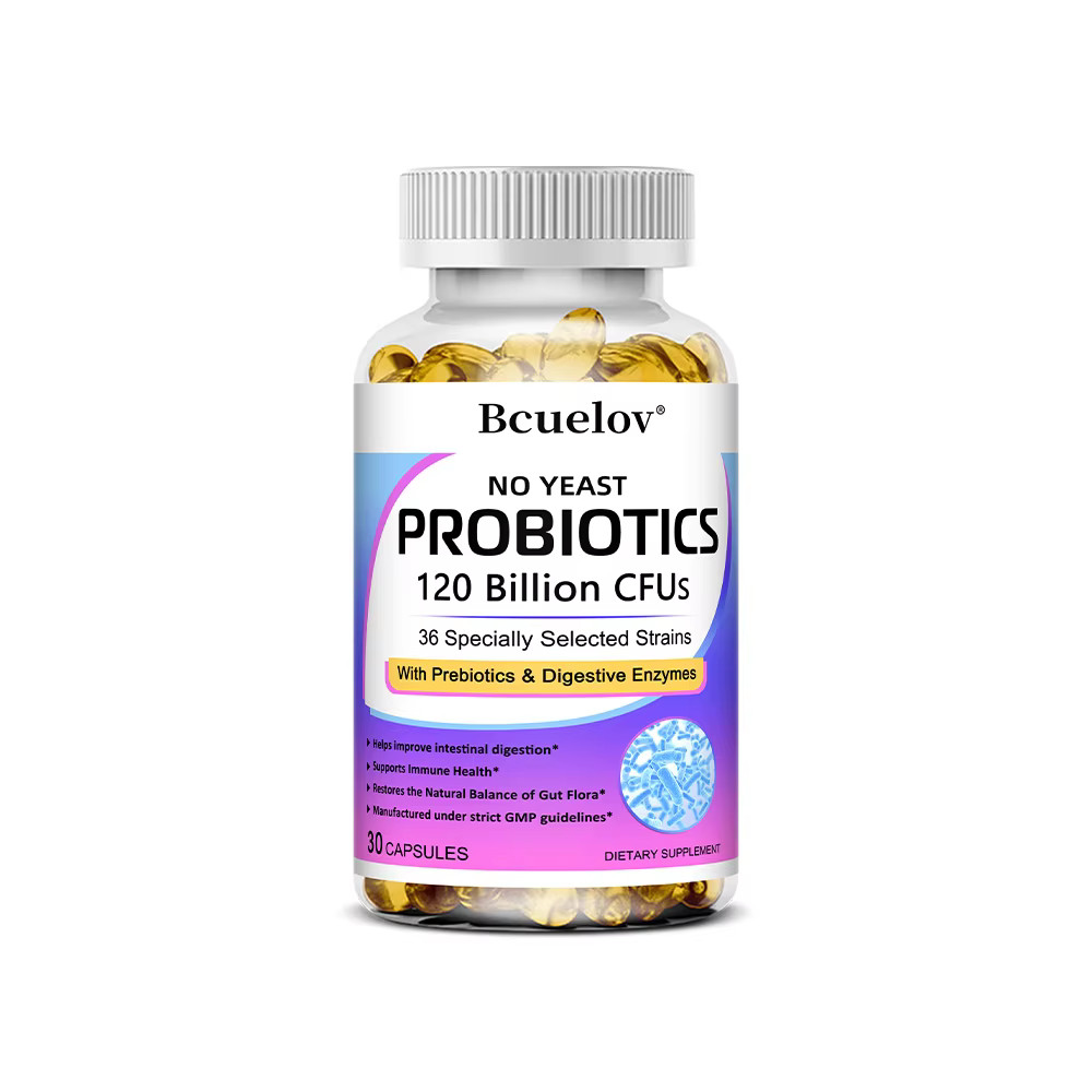 Digestive Enzymes Prebiotic & Probiotics Gas, Constipation & Bloating Relief 120