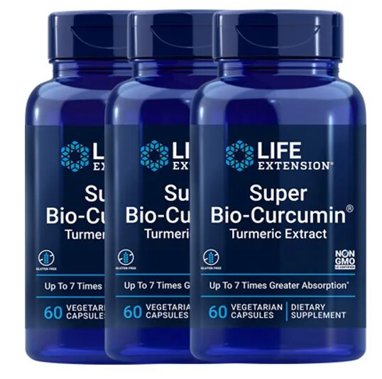 Life Extension Super Bio-Curcumin Turmeric Extract 400mg, 60 Vegetarian Capsules