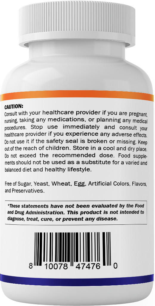 Vitamatic Lithium Orotate 20mg, 90 Capsules – Veggie Caps, Non-GMO, Gluten Free