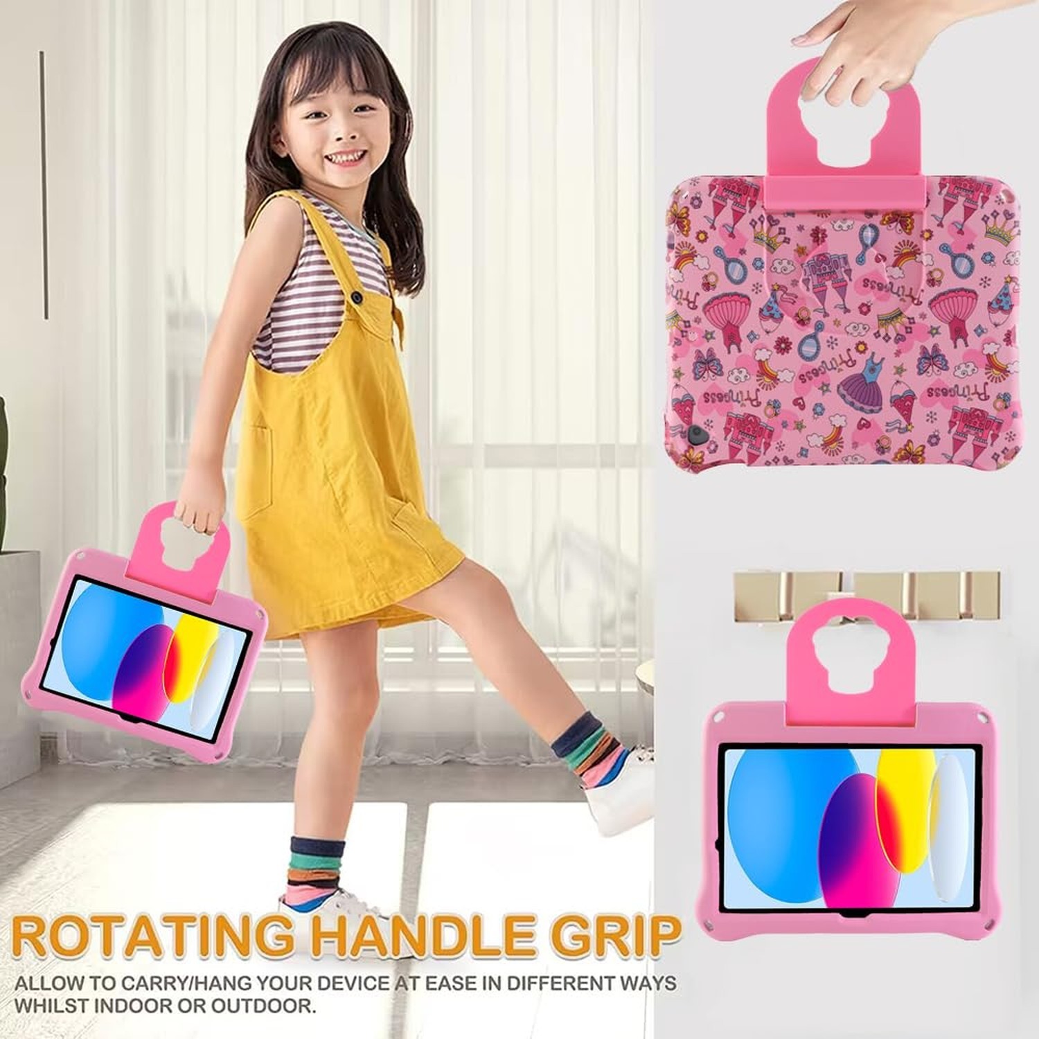 Princess Kids Tablet Cover for iPad 10th 11th Generation iPad 11 inch 2025 A1…