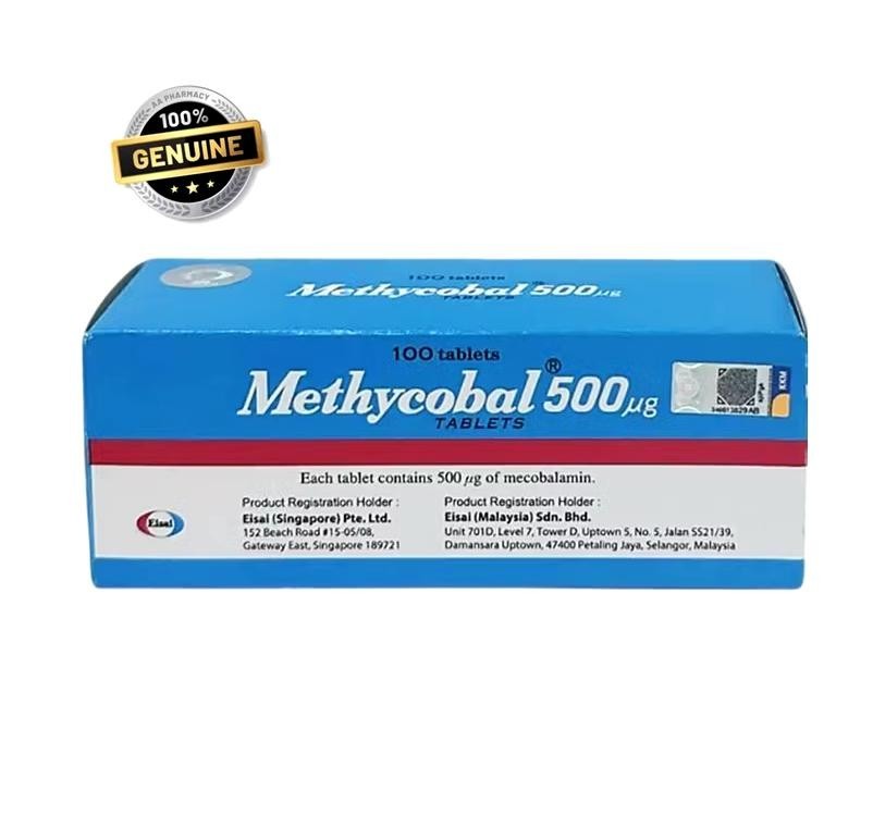 Methycobal 500mcg – Mecobalamin Vitamin B12 Tablets 100’s Original Supplement