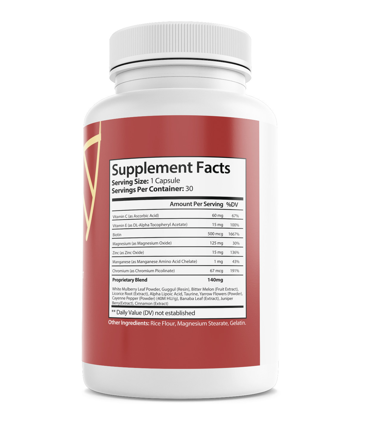 Gluco Health Blood Health Support Dietary Supplement 30 Capsules