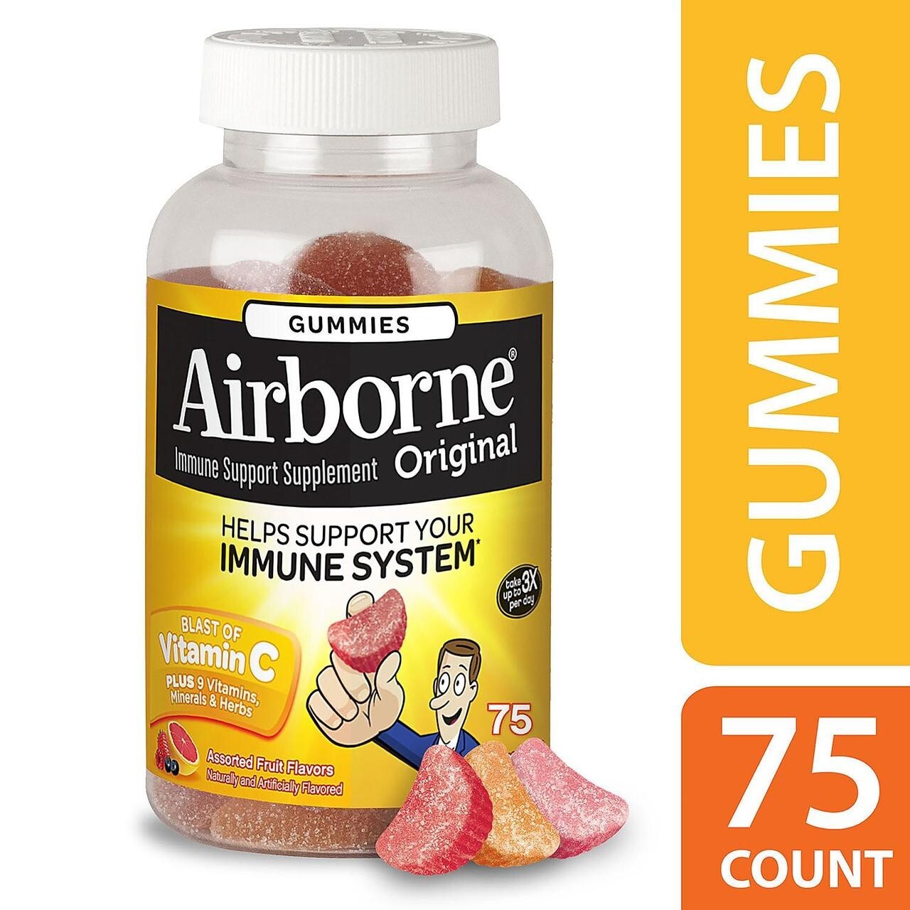 Airborne Vitamin C Gummies, 750 mg, 75 ct.