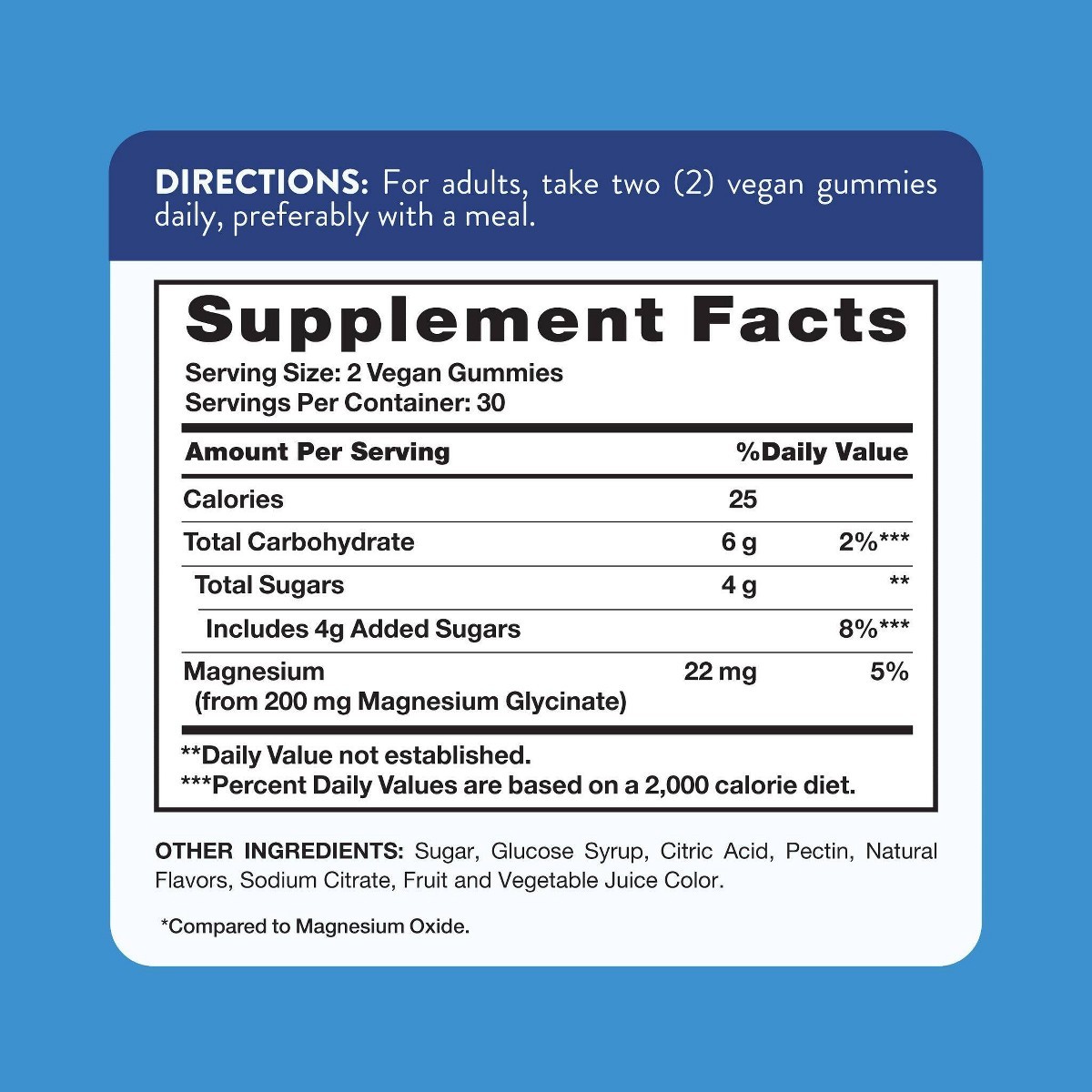 Natures Truth Magnesium Glycinate Dietary Vegan Supplements Gummies – 60ct