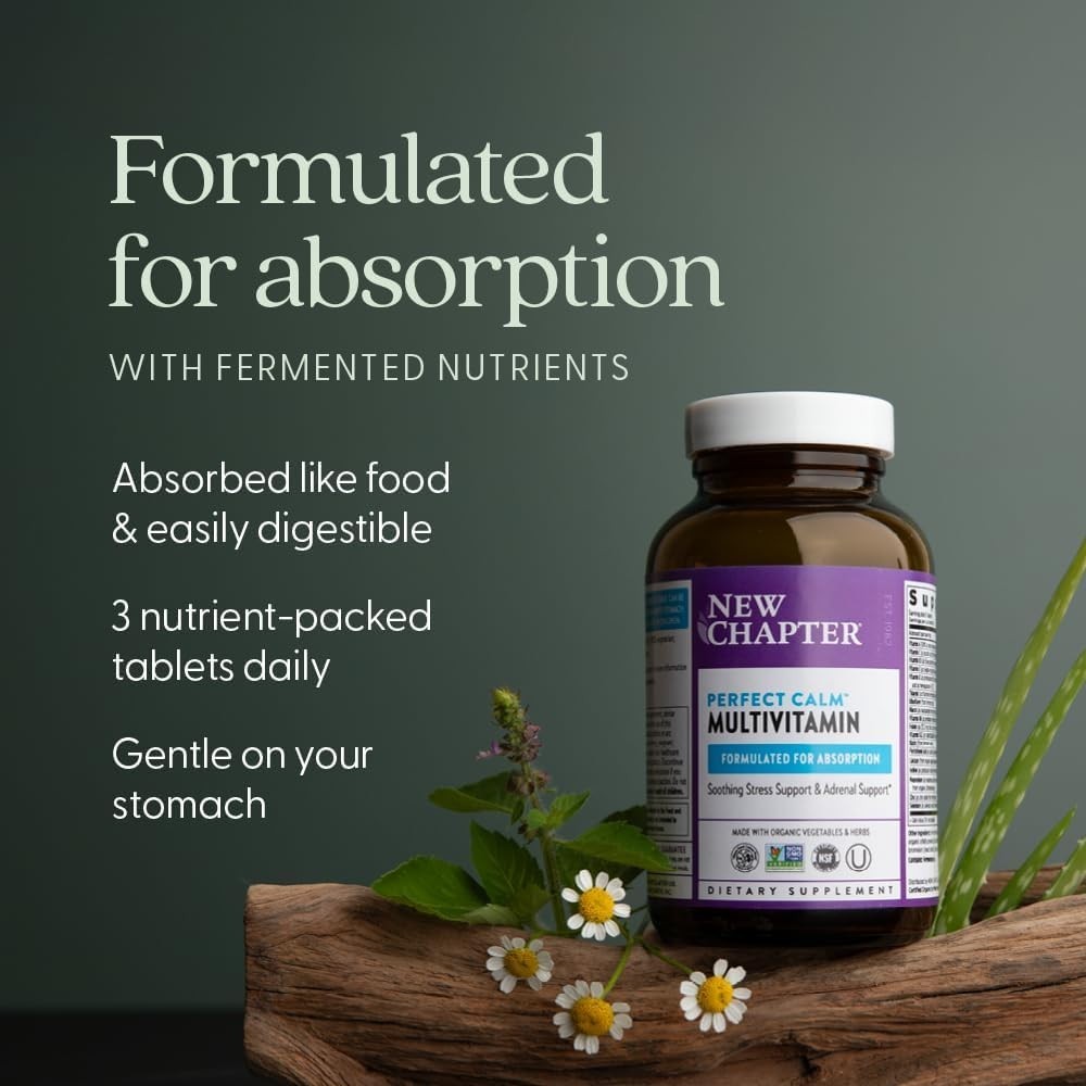 New Chapter, Perfect Calm Multivitamin, 144 Vegetarian Tablets