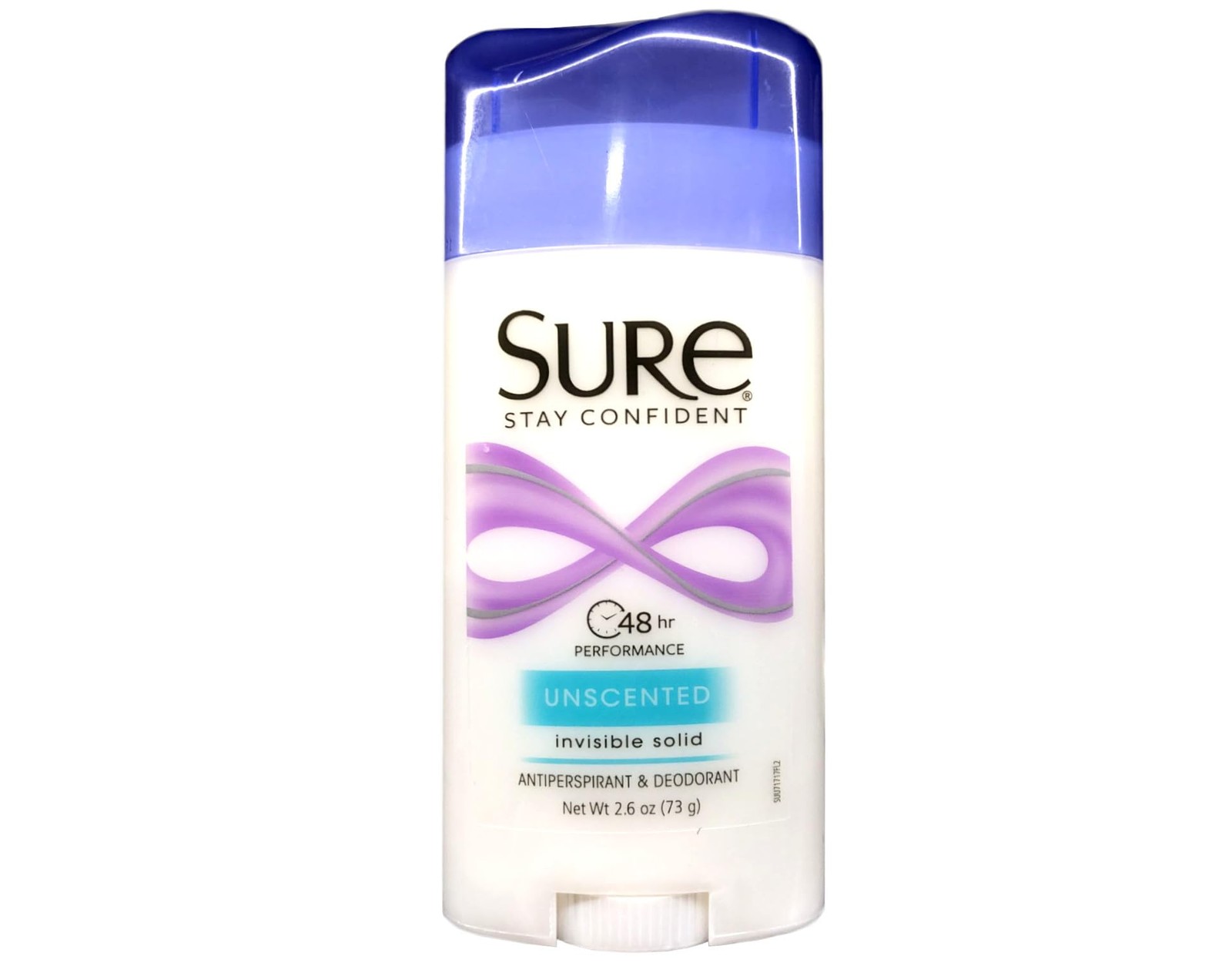 Sure Deodorant 2.6oz Invisible Solid Unscented (Pack of 2.6 Ounce 3)