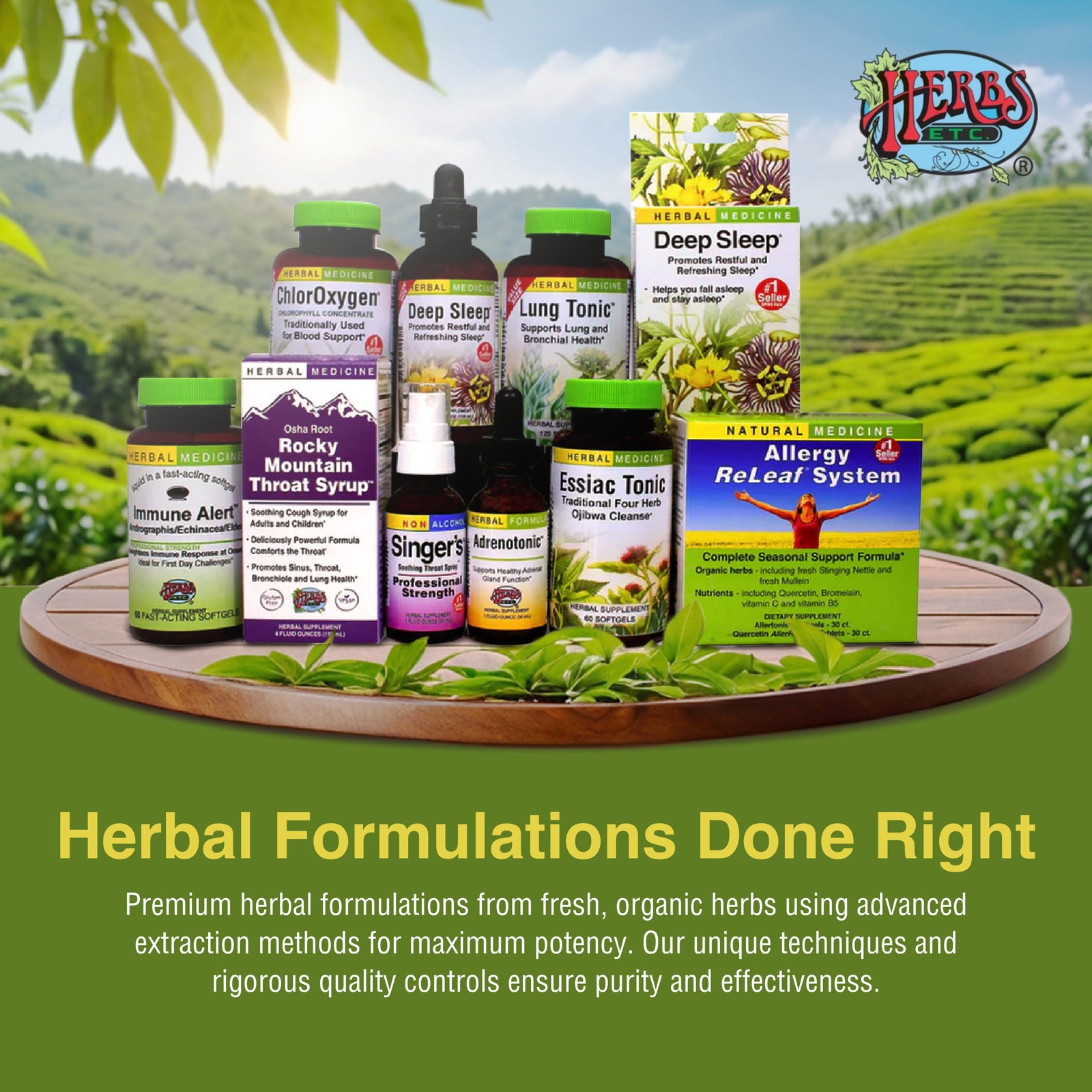 Herbs Etc. Stress ReLeaf 60 Count Softgels
