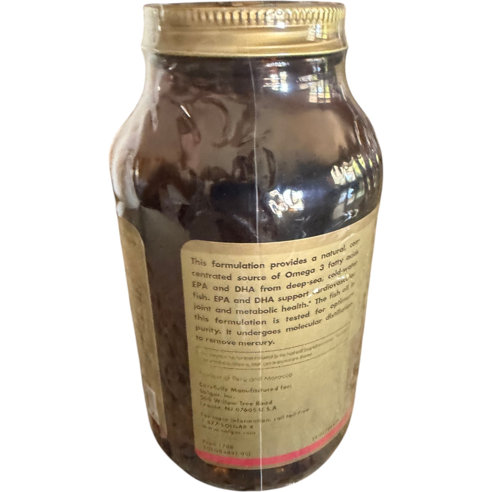 Solgar Omega 3 Fish Oil Concentrate 120 Softgels Exp 02/2028 New