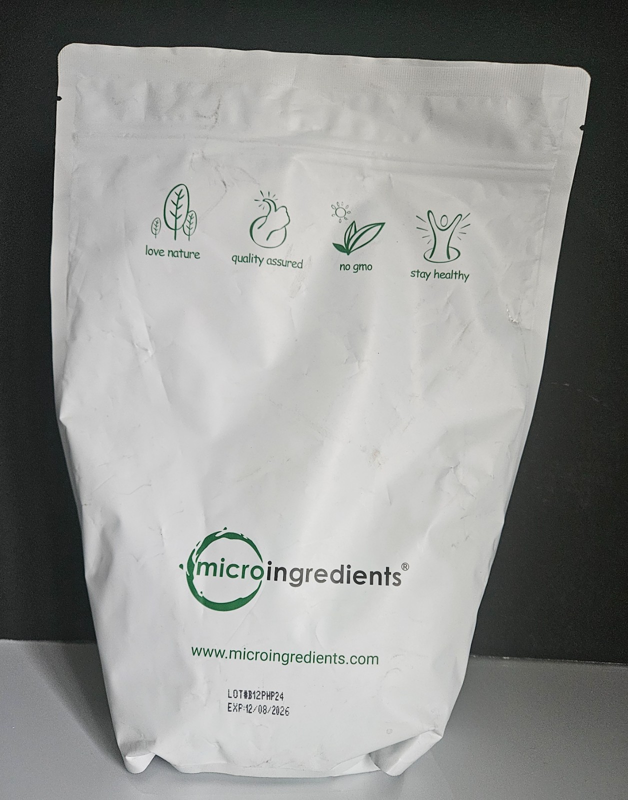 MicroIngredients Organic Psyllium Husk Powder, 2 Pounds, Exp 12/26