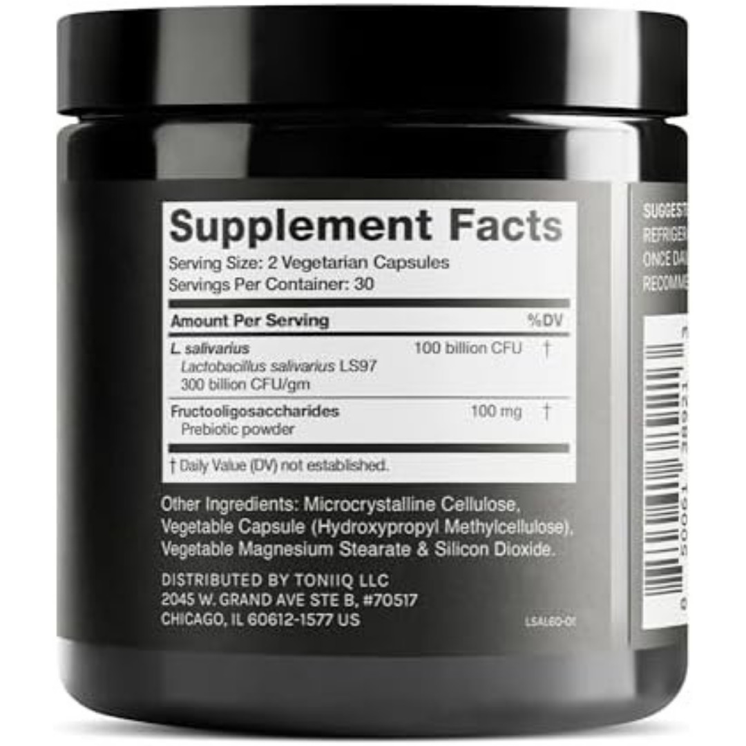 100 Billion CFU Lactobacillus Salivarius Probiotic – Highest Verified CFU Cou…