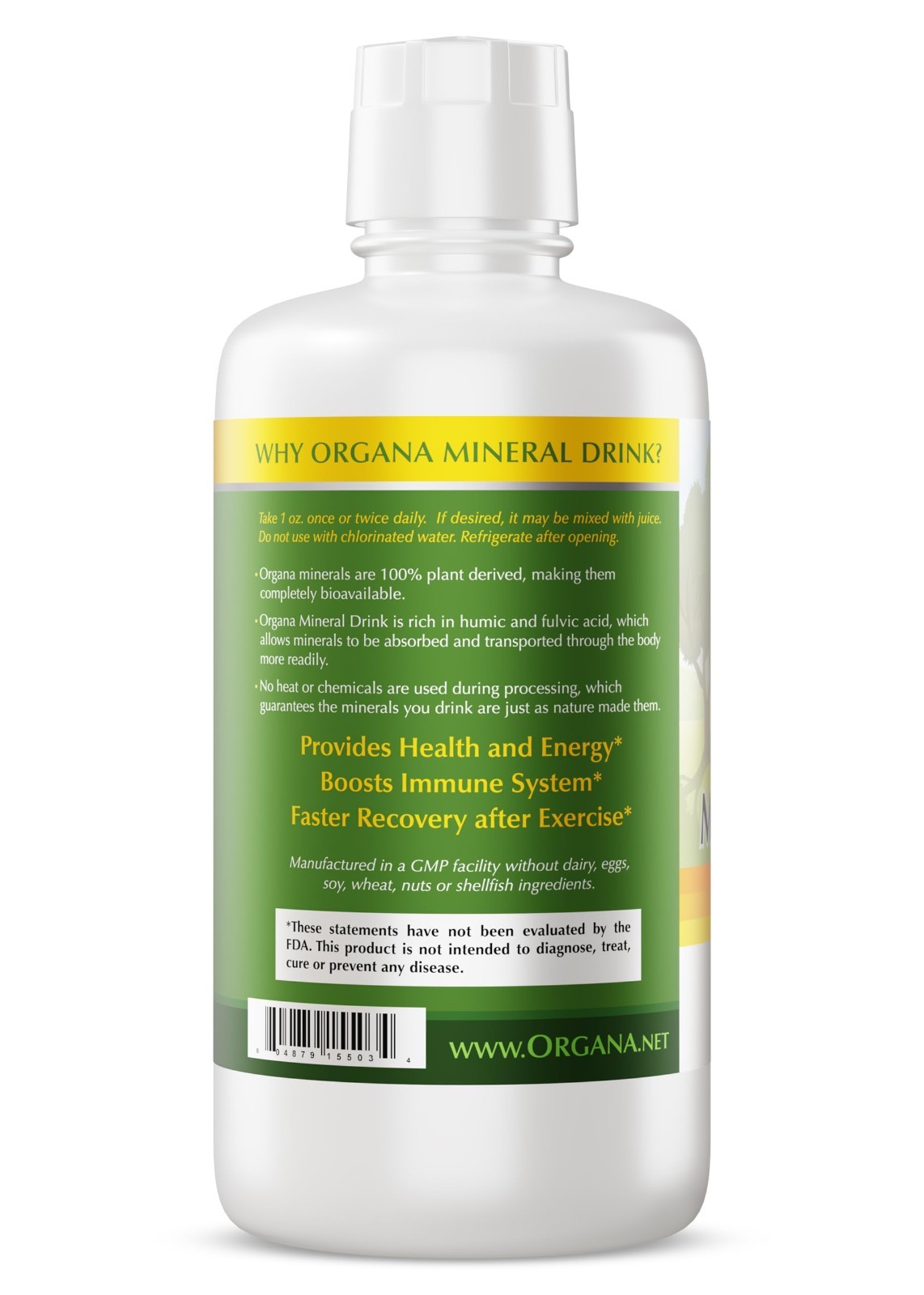 Liquid Colloidal Trace Minerals – Plant-Derived Supplements for Wellness – 32oz